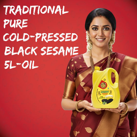 Natural gingelly oil by GOLD COIN Oils traditional kachi ghani sesame cooking oil