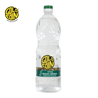 GCOCO-1L-GOLD COIN Oils 100% pure unrefined coconut oil a1 grade chekku oils