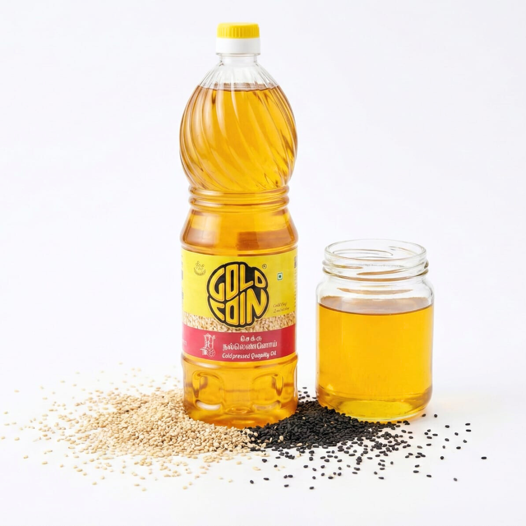 Pure unrefined gingelly oil for daily cooking