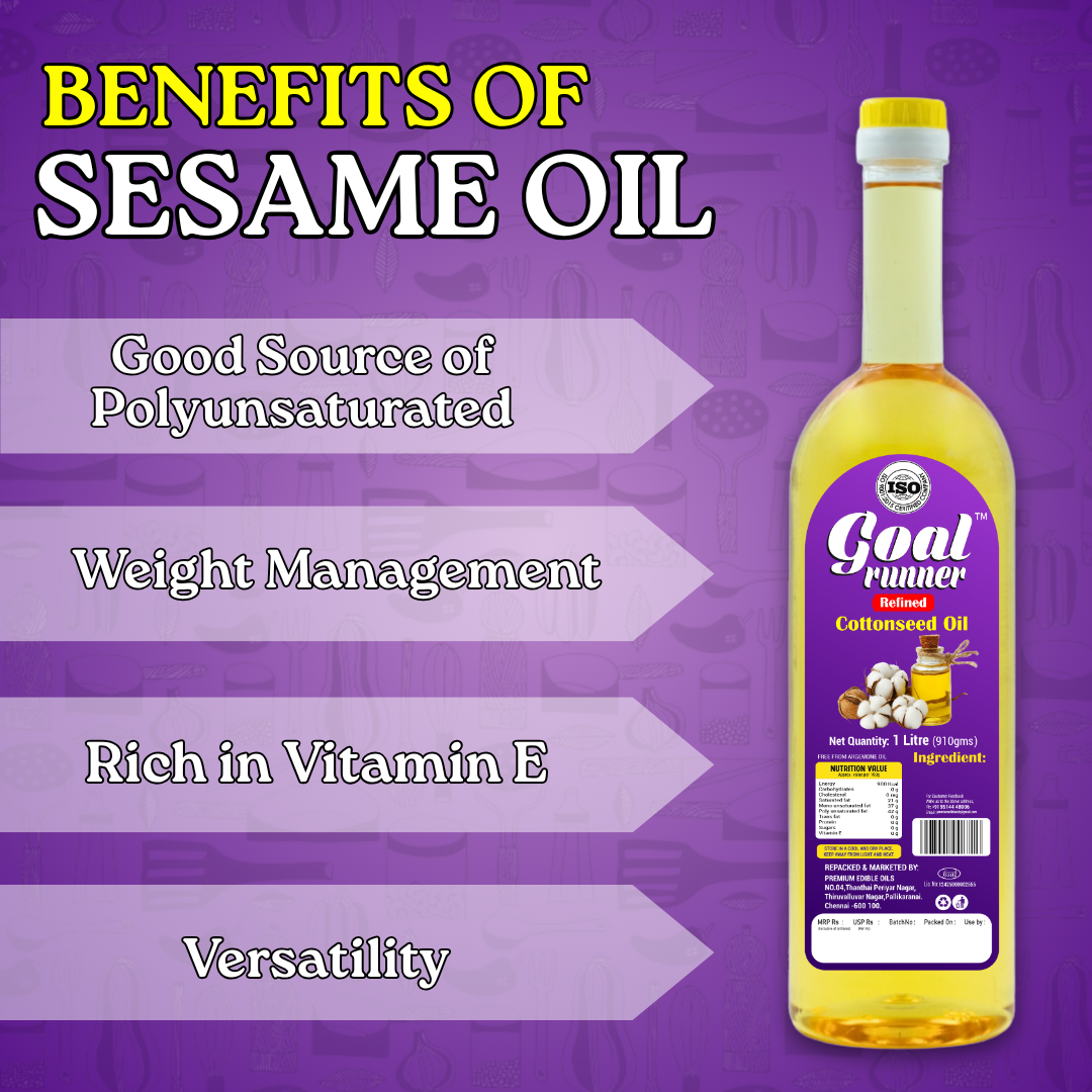 Light neutral flavour refined edible oil from GOLD COIN for curries and continental dishes