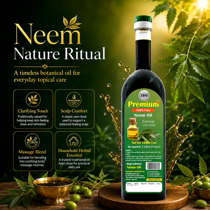 Organic neem oil 1L ready to use as natural garden spray for indoor outdoor plants