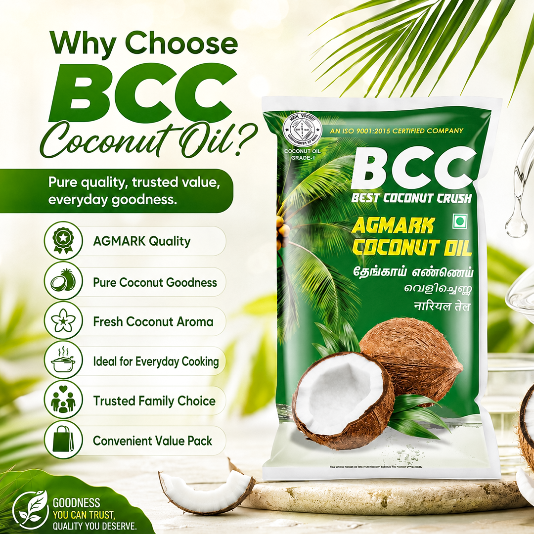 Food-Grade Leak-Proof HDPE Coconut Oil Pouch 1 Litre – Hygienic, Safe Storage, Stays Fresh Longer Shop Now