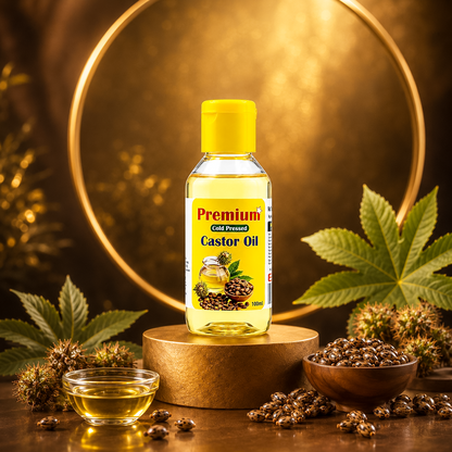 GOLD COIN Wood pressed arandi castor oil 100ml for hair growth and scalp nourishment shop now
