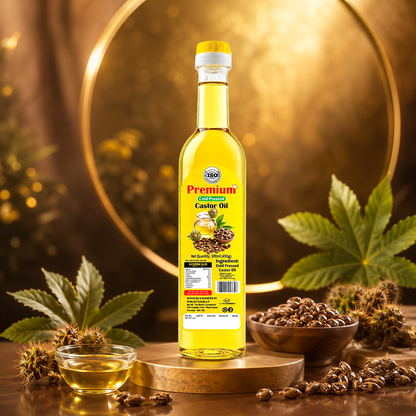 Wood pressed arandi castor oil 500ml for hair growth and scalp nourishment shop now