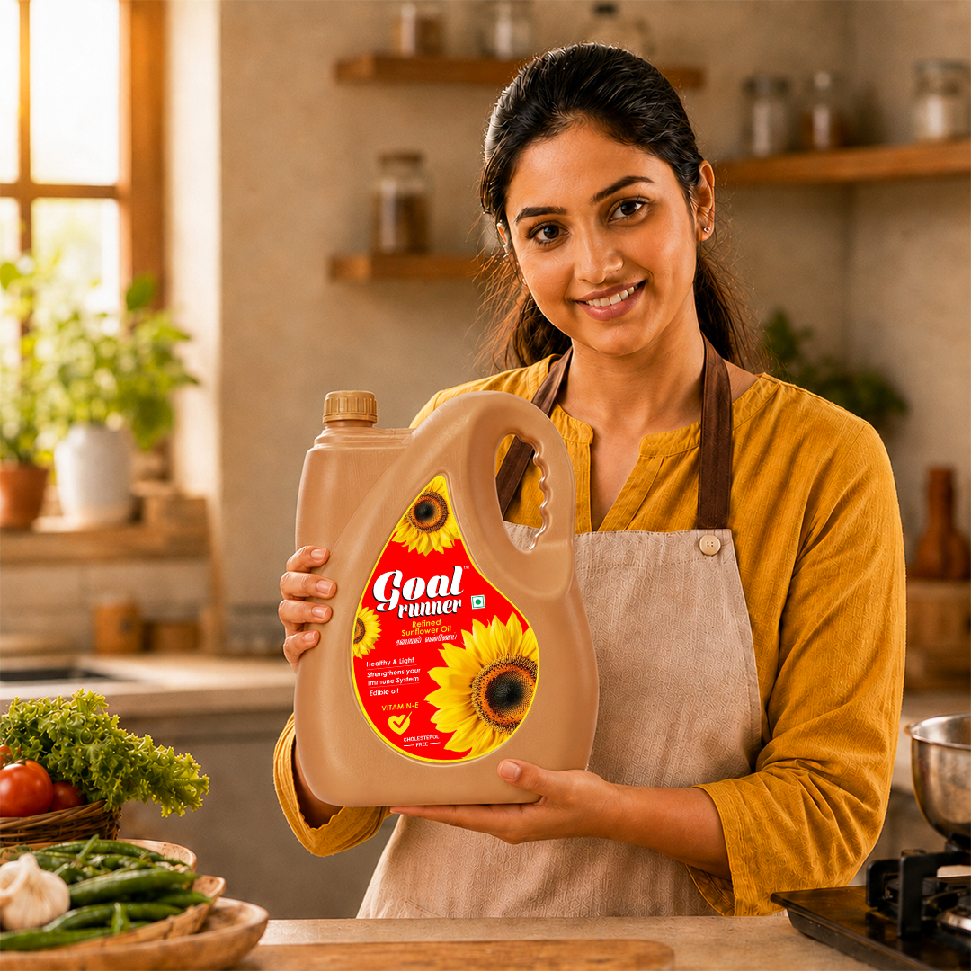 GOLD COIN Goal Runner refined sunflower oil – high smoke point, free from impurities, consistent quality
