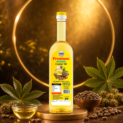 Wood pressed arandi castor oil for hair growth and scalp nourishment