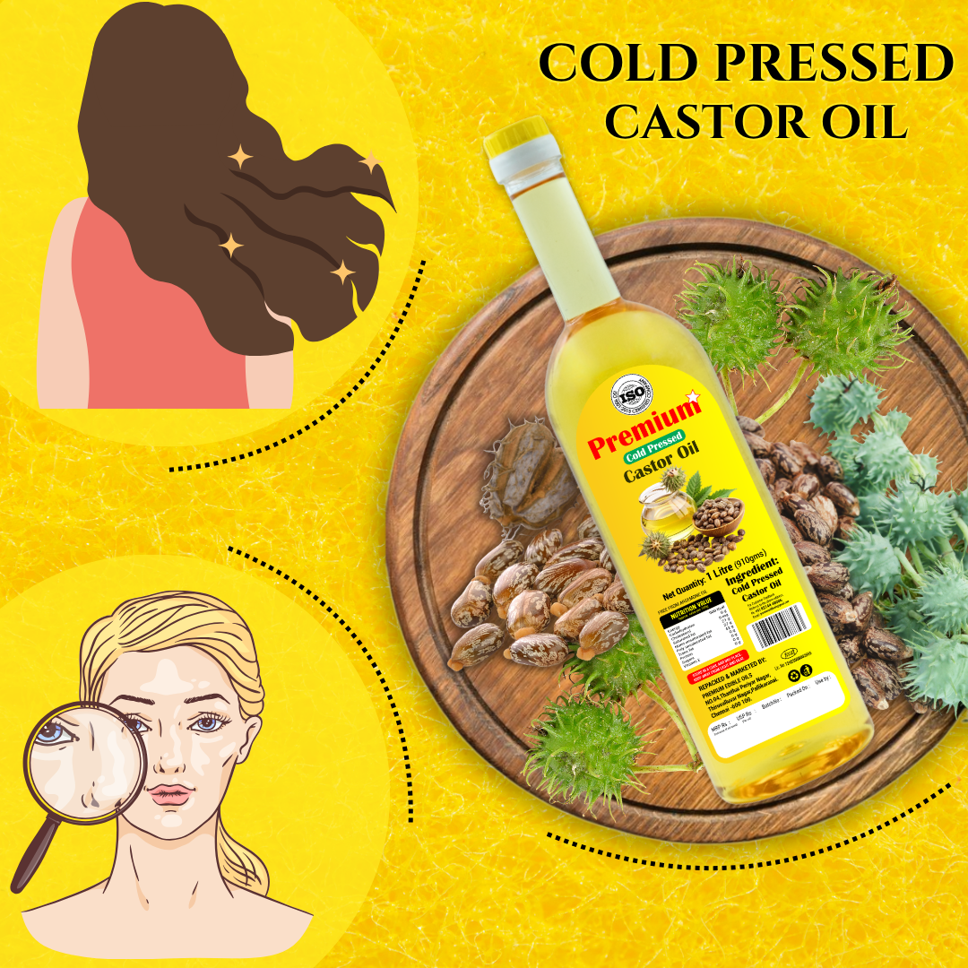 GOLD COIN Oils natural arandi castor oil for longer eyelashes and thicker eyebrows daily use