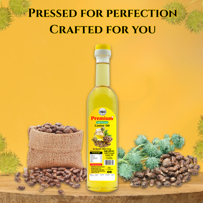 GOLD COIN Oils cold pressed castor oil for hair growth and scalp nourishment vitamin E arandi oil