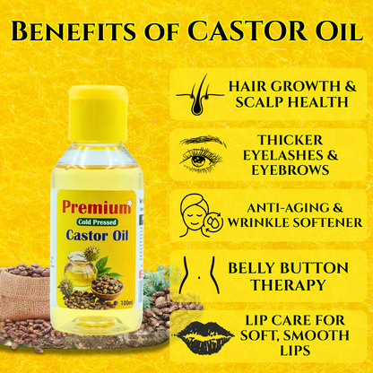 GOLD COIN Oils natural arandi castor oil for longer eyelashes and thicker eyebrows daily use