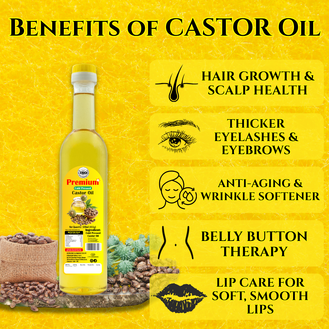 GOLD COIN Oils natural arandi castor oil for longer eyelashes and thicker eyebrows daily use