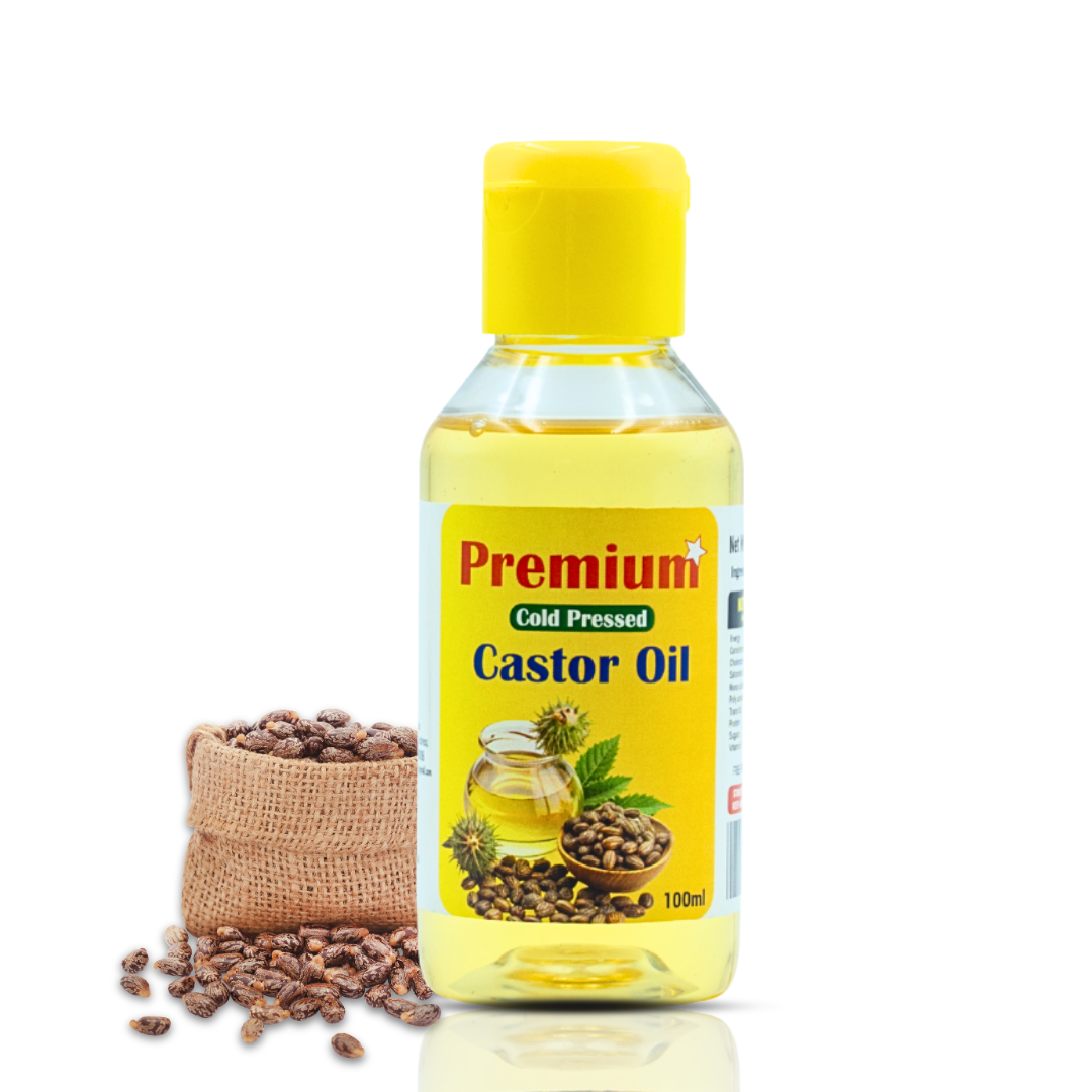 GOLD COIN Oils pure cold pressed castor oil 100ml wood pressed hexane free arandi oil bottle