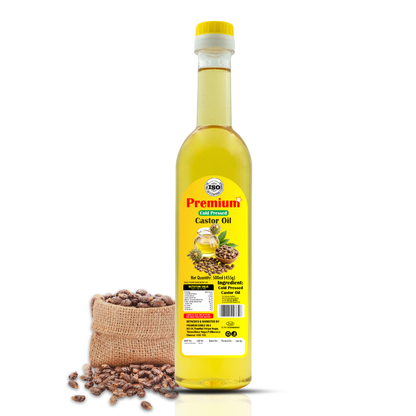 GOLD COIN Oils pure cold pressed castor oil 500ml wood pressed hexane free arandi oil bottle