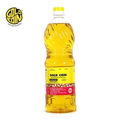 Traditional GCOGNO1L GOLD COIN Oils cold pressed groundnut oil 1l shop now