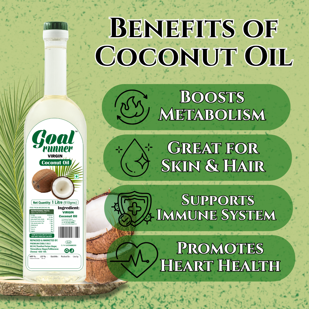 GOLD COIN Oils coconut oil rich in MCT for healthy cooking and keto diet