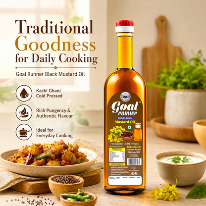 High pungency cholesterol-free sarso tel from GOLD COIN Oils for pickles and marinades mustard oil shop now