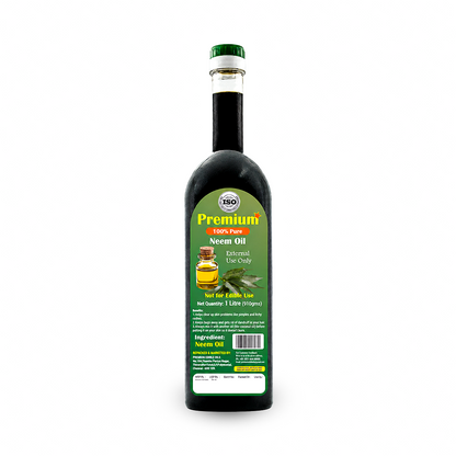 GOLD COIN pure cold pressed neem oil 1 litre bottle for plant care