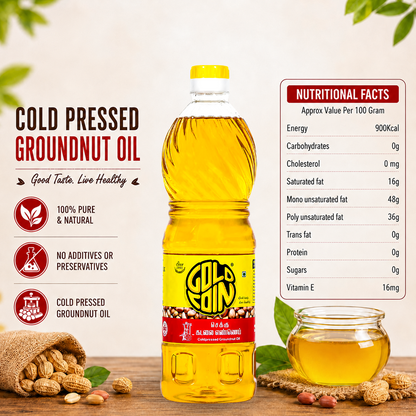 groundnut oil 1l cold pressed groundnut oil 1 litre kachi ghani peanut oil pure edible cooking oil daily frying groundnut oil cooking