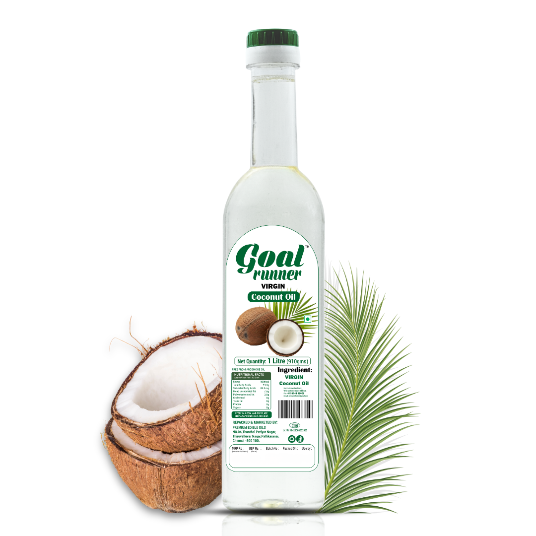 GOLD COIN Oils cold pressed coconut oil 500 ml for cooking and wellness