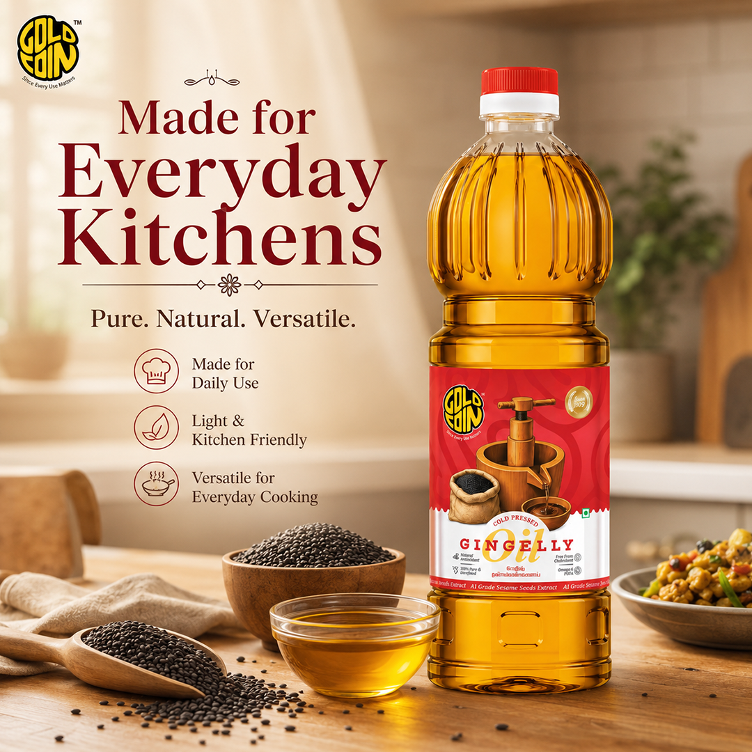 gold coin gingelly oil healthy family kitchen south india buy online