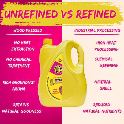 Premium GOLD COIN Oils natural groundnut oil for frying sautéing and Indian recipes