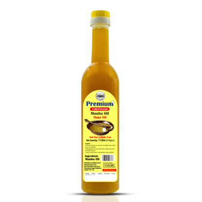 GOLD COIN Oils Mahua Oil 1L pure filtered ilupa oil for pooja use