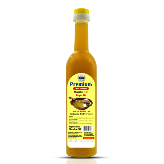 GOLD COIN Oils Mahua Oil 1L pure filtered ilupa oil for pooja use