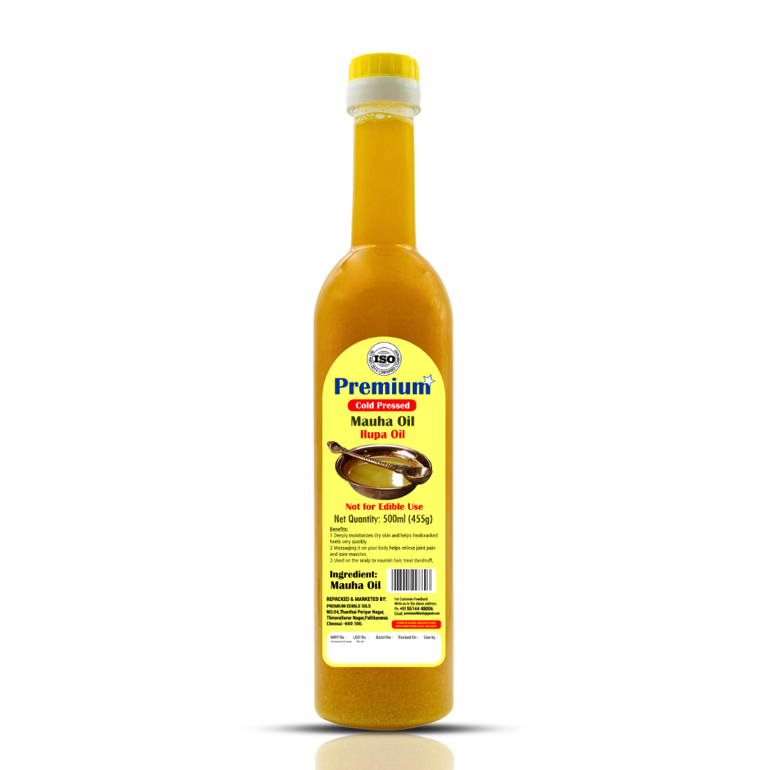 GOLD COIN Oils Mahua Oil 500ml pure filtered ilupa oil for pooja use