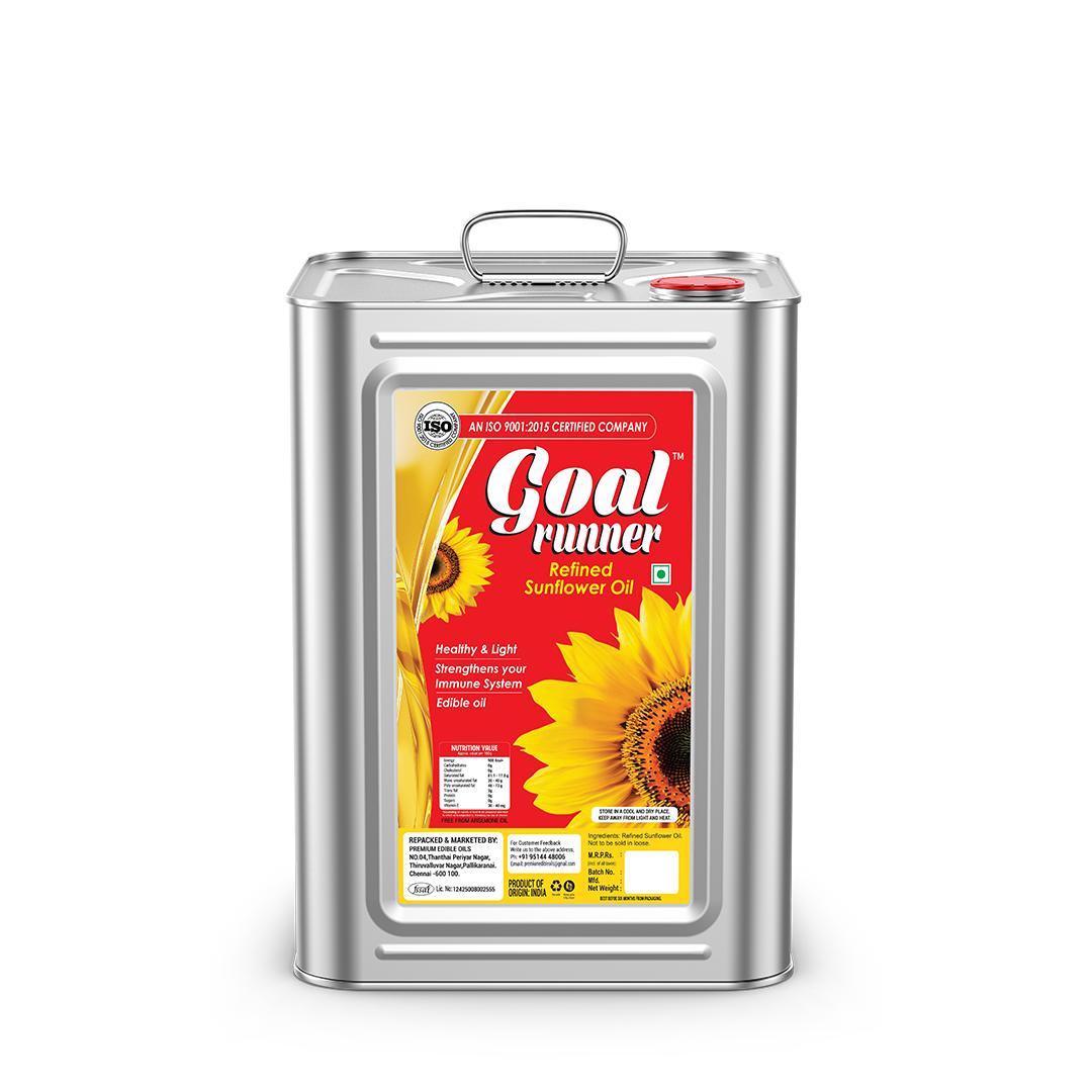 GOLD COIN Refined Sunflower Oil 15 Litre Tin