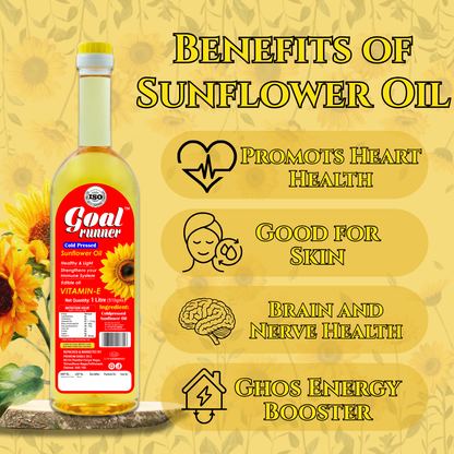 Wood pressed chekku sunflower oil natural unrefined edible oil for kitchen use