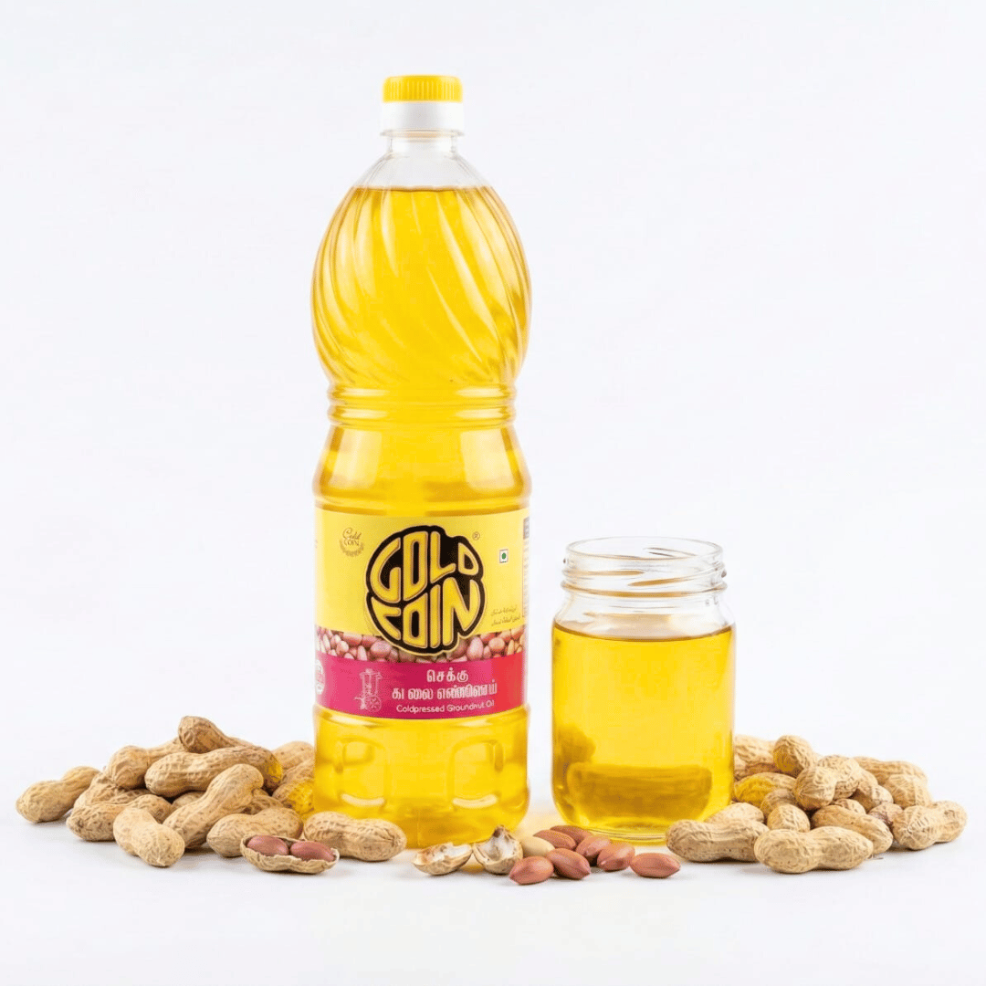 Pure unrefined peanut oil 1 litre pack