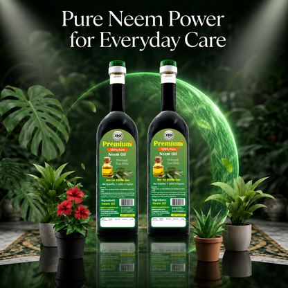 Neem oil benefits for plants including aphid mealybug whitefly protection and healthy foliage