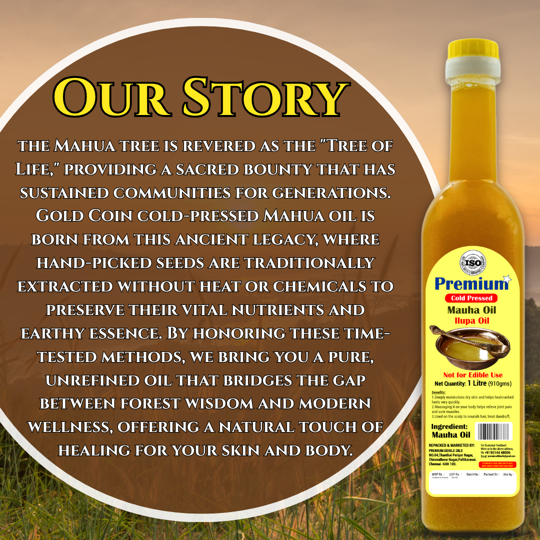 Pure mahua oil for external use and traditional massage