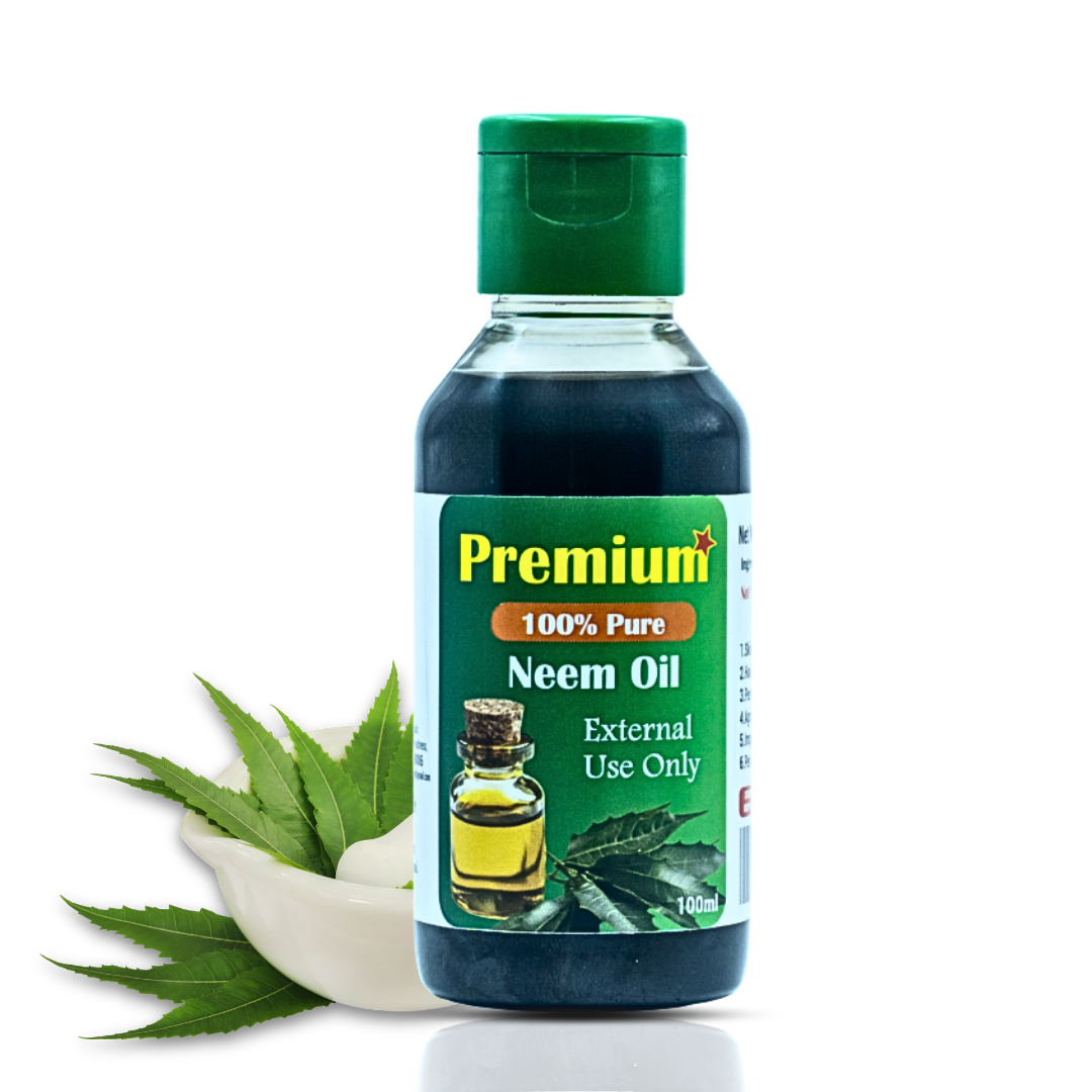 GOLD COIN Oils pure neem oil 100 ml bottle — cold-pressed, chemical-free natural oil for skin and hair care