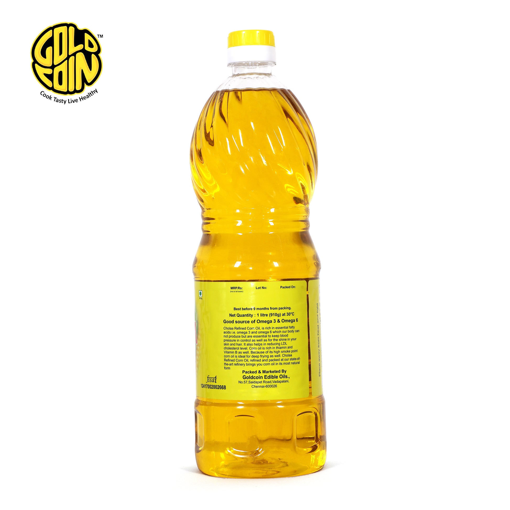 High smoke point cooking oil for deep frying