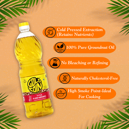 Healthy sesame cooking oil for dosa sambar and South Indian recipes