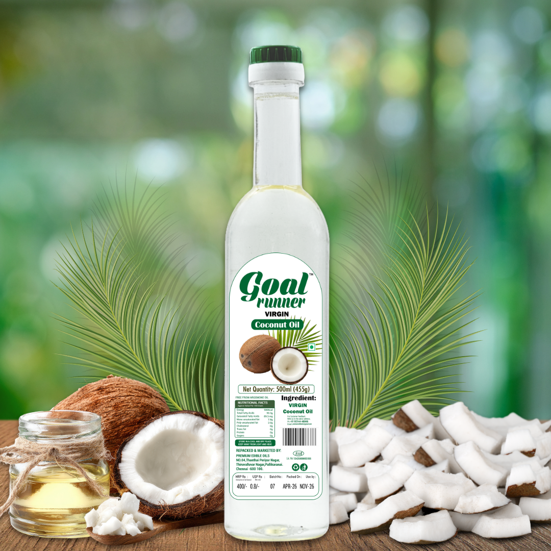 Virgin coconut oil by GOLD COIN Oils for hair skin and baby massage