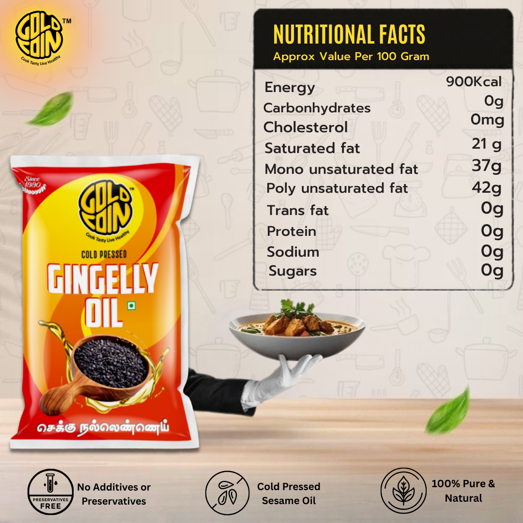Healthy black sesame cooking oil with nutrients GOLD COIN Oils