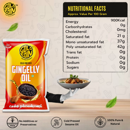 Healthy black sesame cooking oil with nutrients GOLD COIN Oils